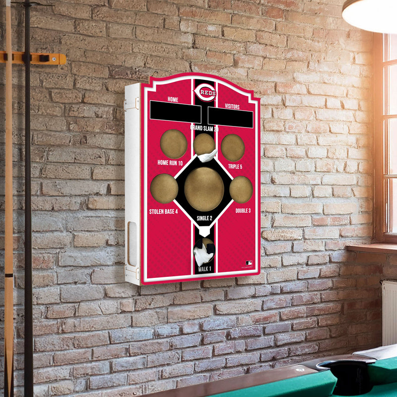 Load image into Gallery viewer, Fan Creations Brightline MLB Cincinnati Reds Wall Bean Bag Toss
