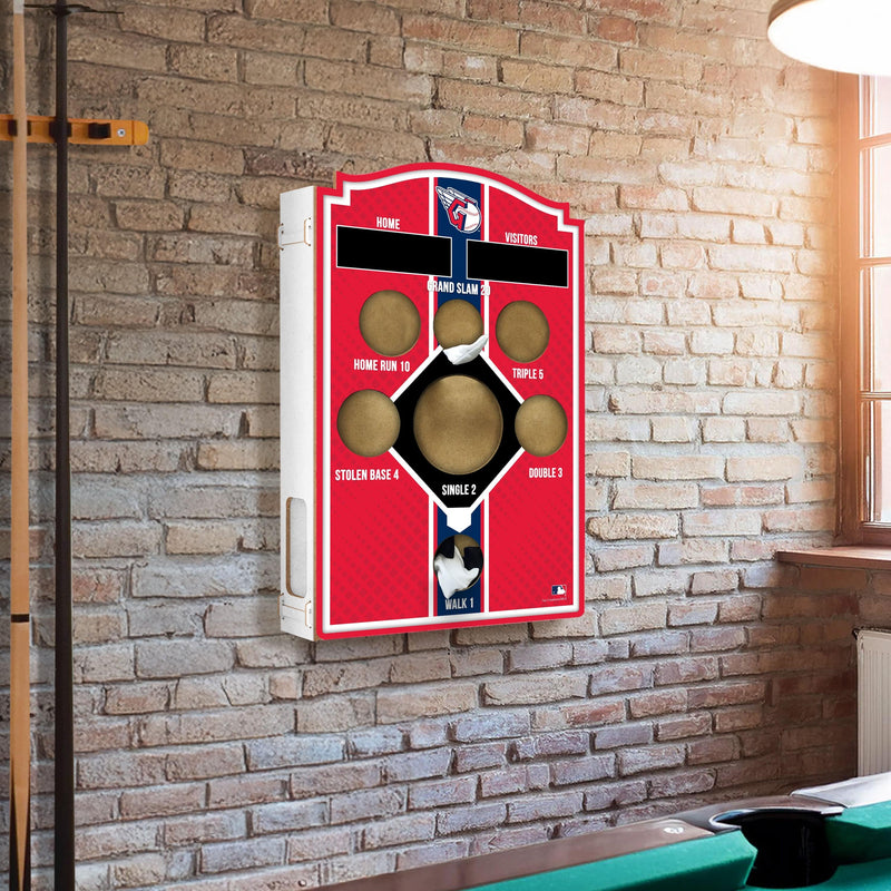 Load image into Gallery viewer, Fan Creations Brightline MLB Cleveland Guardians Wall Bean Bag Toss

