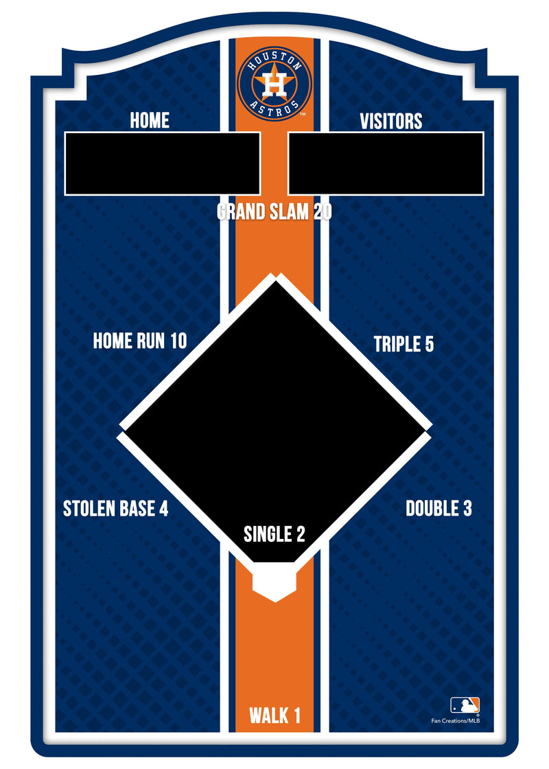 Load image into Gallery viewer, Fan Creations Brightline MLB Houston Astros Wall Bean Bag Toss
