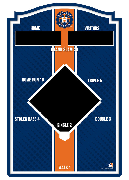 Fan Creations Brightline MLB Houston Astros Wall Bean Bag Toss