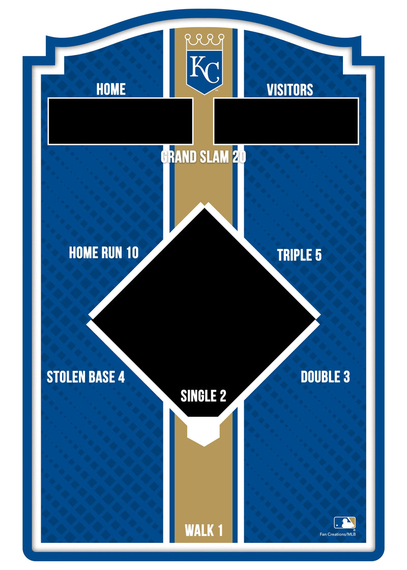 Load image into Gallery viewer, Fan Creations Brightline MLB Kansas City Royals Wall Bean Bag Toss

