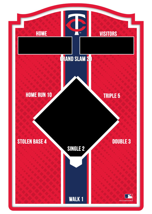 Fan Creations Brightline MLB Minnesota Twins Wall Bean Bag Toss