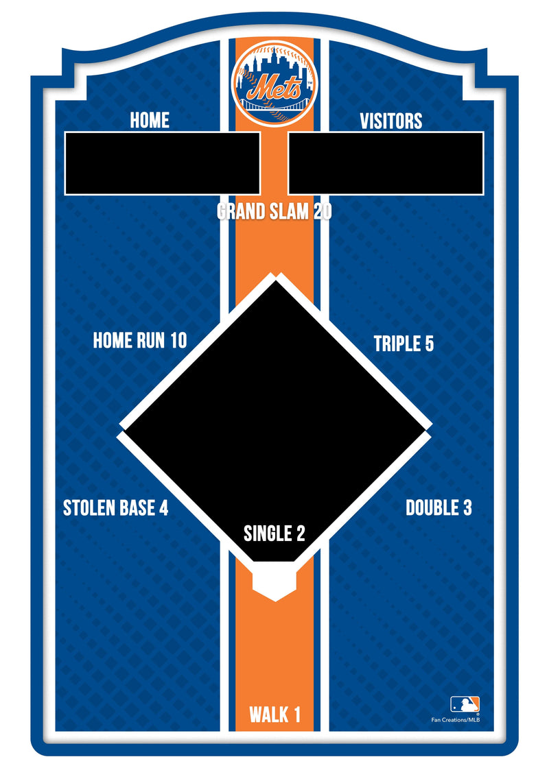 Load image into Gallery viewer, Fan Creations Brightline MLB New York Mets Wall Bean Bag Toss
