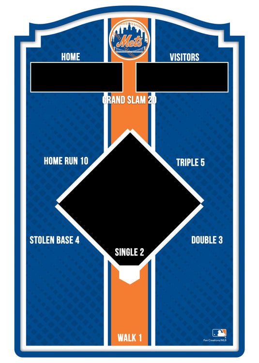Fan Creations Brightline MLB New York Mets Wall Bean Bag Toss