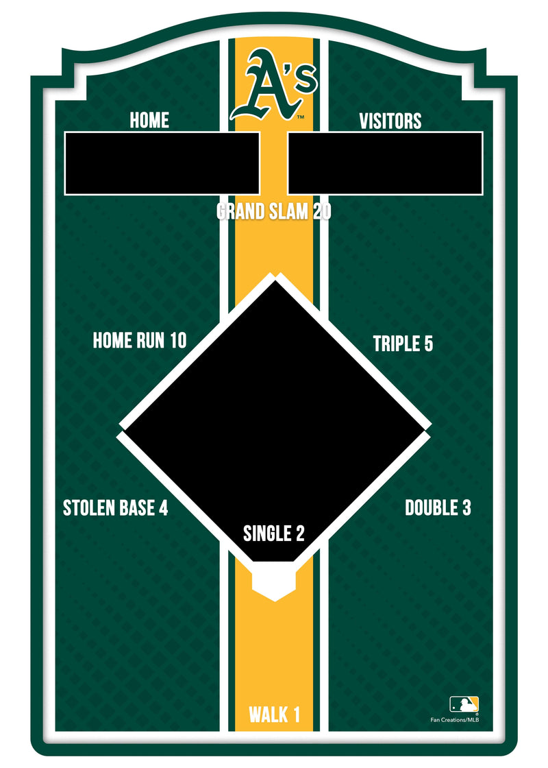 Load image into Gallery viewer, Fan Creations Brightline MLB Oakland Athletics Wall Bean Bag Toss
