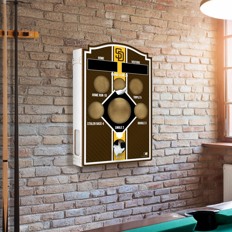 Load image into Gallery viewer, Fan Creations Brightline MLB San Diego Padres Wall Bean Bag Toss
