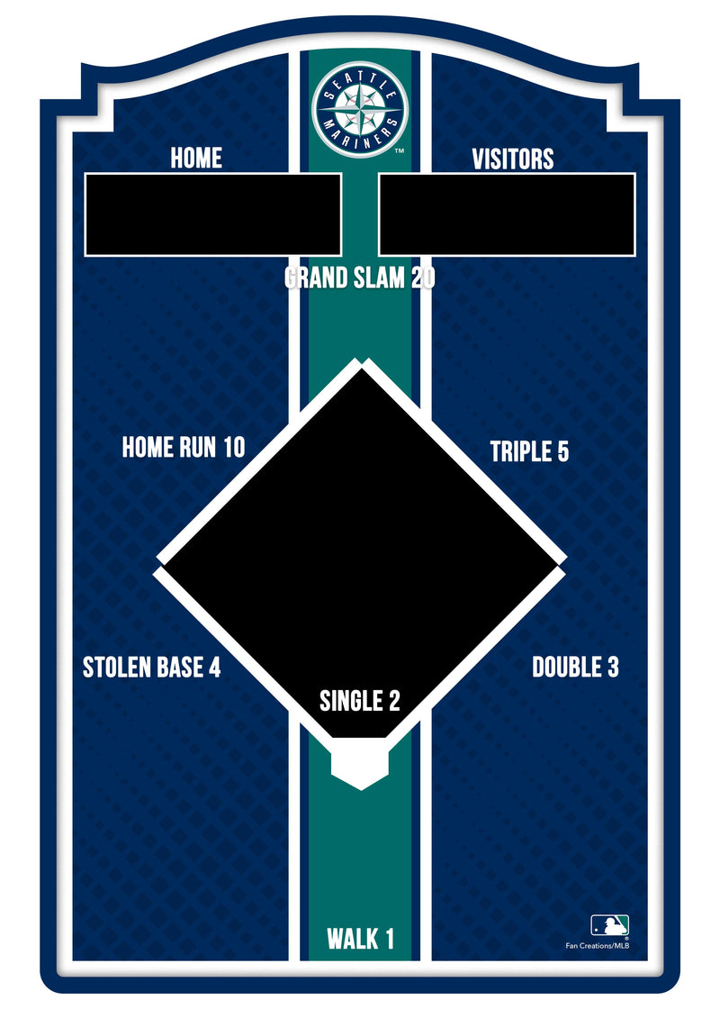Load image into Gallery viewer, Fan Creations Brightline MLB Seattle Mariners Wall Bean Bag Toss
