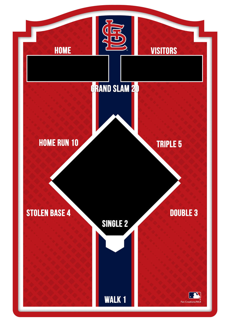 Load image into Gallery viewer, Fan Creations Brightline MLB St. Louis Cardinals Wall Bean Bag Toss
