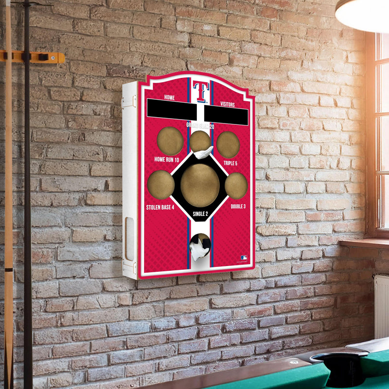 Load image into Gallery viewer, Fan Creations Brightline MLB Texas Rangers Wall Bean Bag Toss

