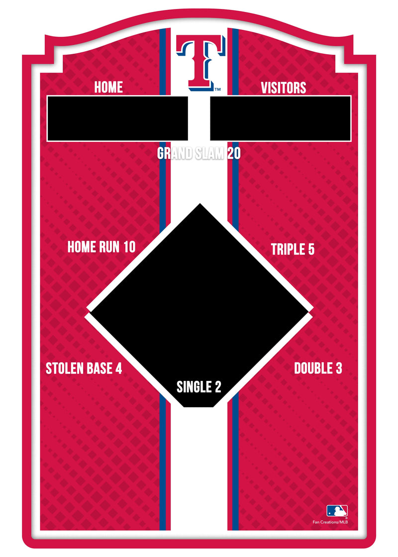 Load image into Gallery viewer, Fan Creations Brightline MLB Texas Rangers Wall Bean Bag Toss
