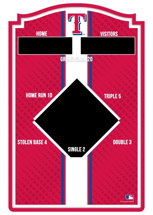 Fan Creations Brightline MLB Texas Rangers Wall Bean Bag Toss
