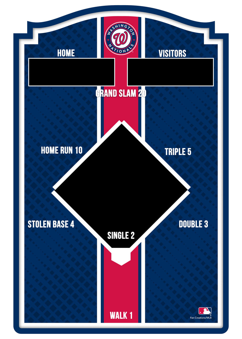 Load image into Gallery viewer, Fan Creations Brightline MLB Washington Nationals Wall Bean Bag Toss
