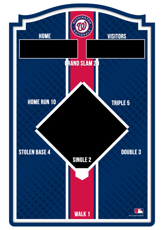 Fan Creations Brightline MLB Washington Nationals Wall Bean Bag Toss