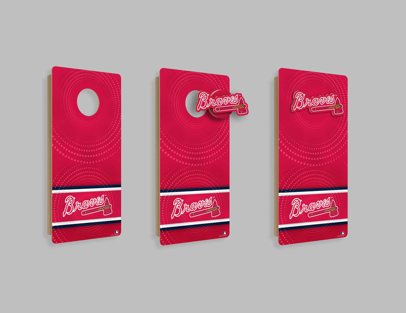 Load image into Gallery viewer, Fan Creations MLB Wall Art thats also Corn Hole - Atlanta Braves
