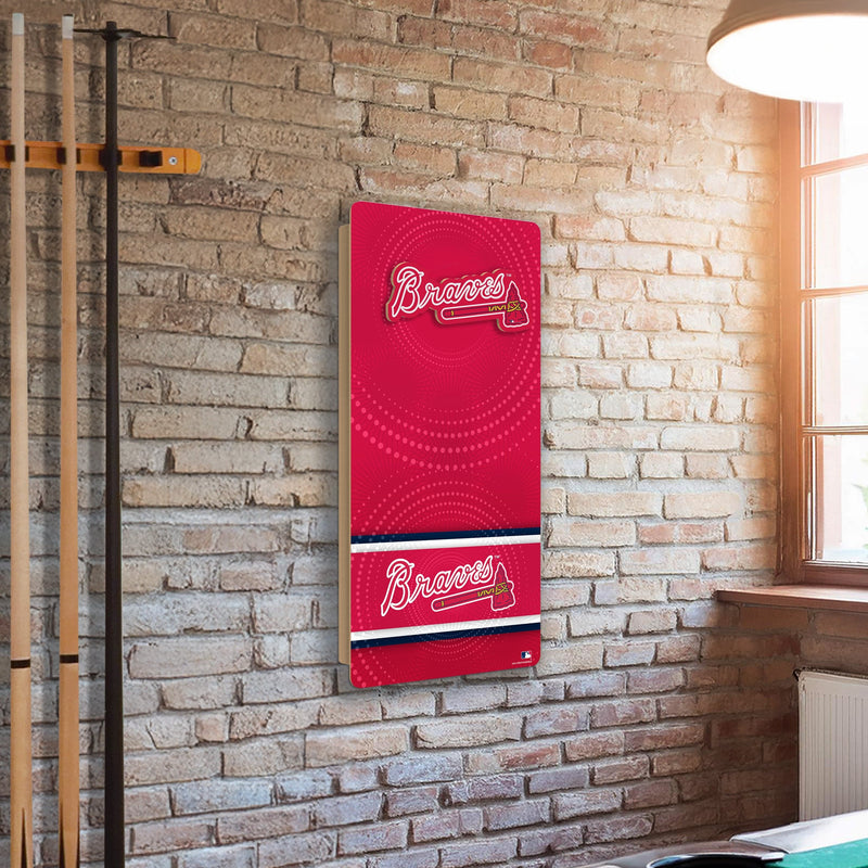 Load image into Gallery viewer, Fan Creations MLB Wall Art thats also Corn Hole - Atlanta Braves

