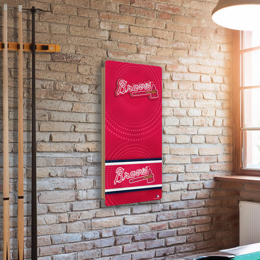 Fan Creations MLB Wall Art thats also Corn Hole - Atlanta Braves