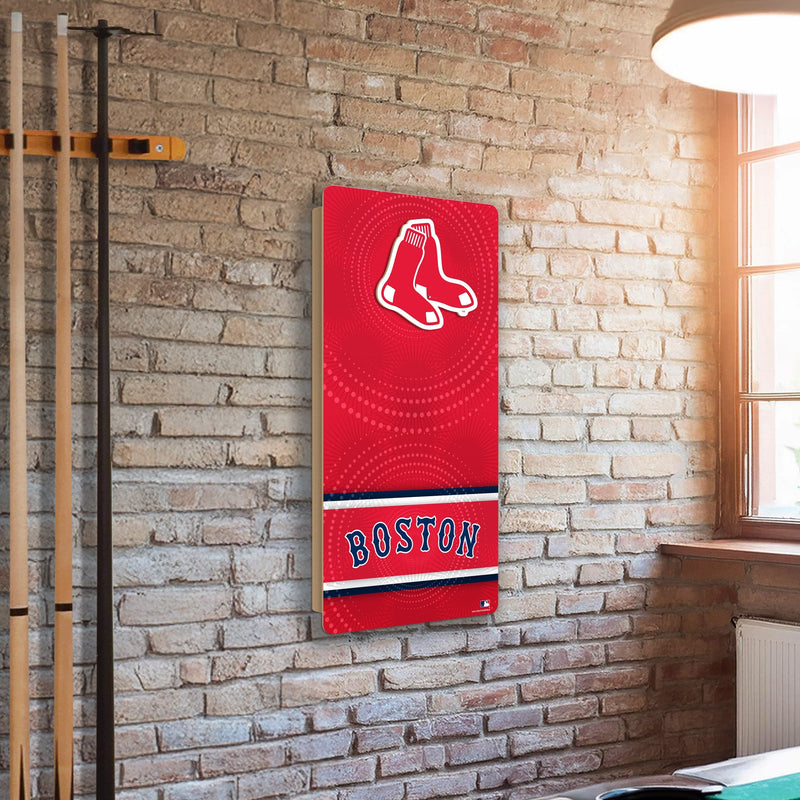 Load image into Gallery viewer, Fan Creations MLB Wall Art thats also Corn Hole - Boston Red Sox
