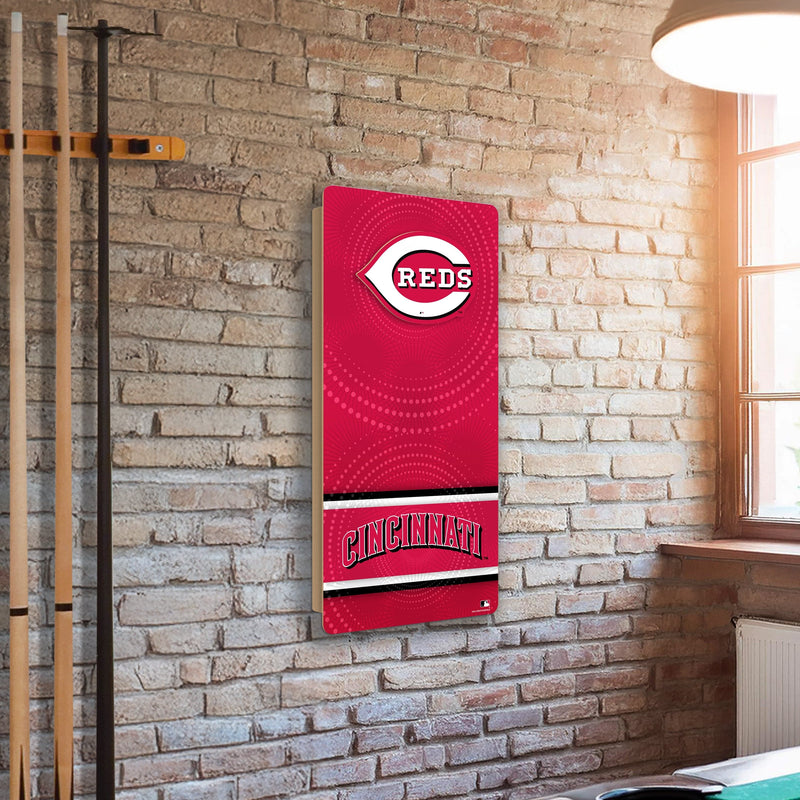 Load image into Gallery viewer, Fan Creations MLB Wall Art thats also Corn Hole - Cincinnati Reds
