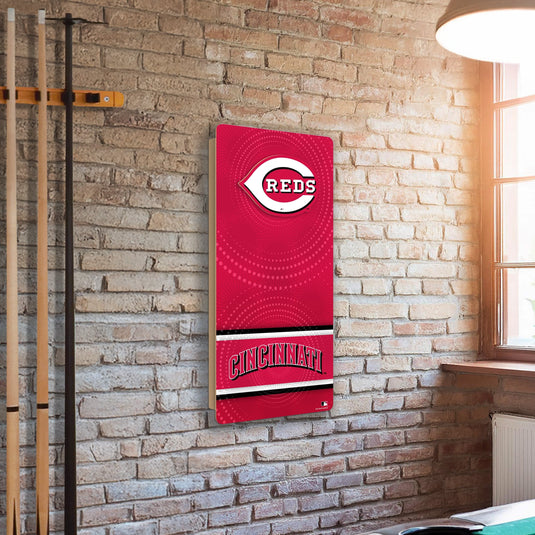 Fan Creations MLB Wall Art thats also Corn Hole - Cincinnati Reds
