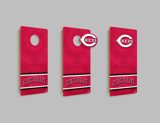Fan Creations MLB Wall Art thats also Corn Hole - Cincinnati Reds