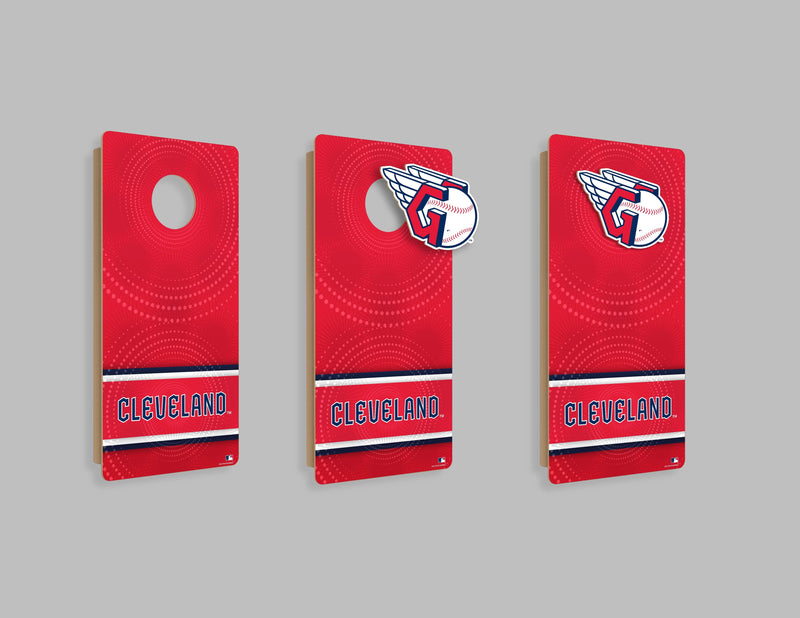 Load image into Gallery viewer, Fan Creations MLB Wall Art thats also Corn Hole - Cleveland Guardians
