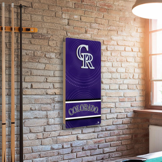 Fan Creations MLB Wall Art thats also Corn Hole - Colorado Rockies