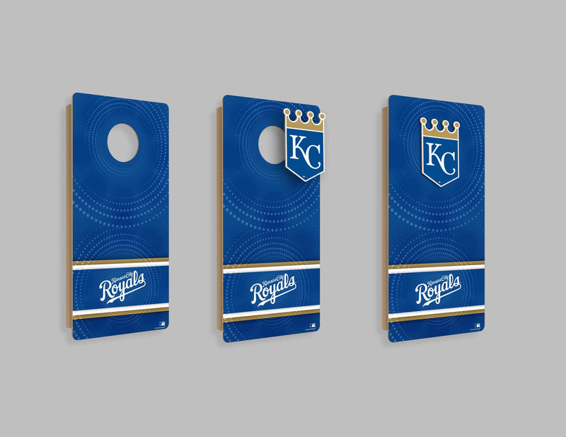 Load image into Gallery viewer, Fan Creations MLB Wall Art thats also Corn Hole - Kansas City Royals
