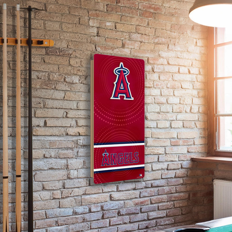 Load image into Gallery viewer, Fan Creations MLB Wall Art thats also Corn Hole - Los Angeles Angels

