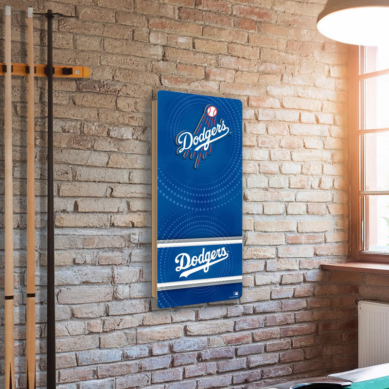Load image into Gallery viewer, Fan Creations MLB Wall Art thats also Corn Hole - Los Angeles Dodgers
