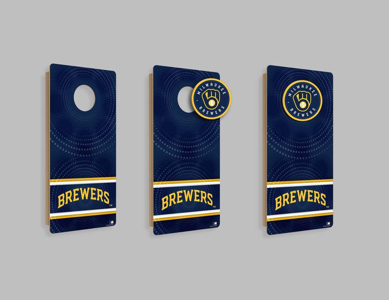 Load image into Gallery viewer, Fan Creations MLB Wall Art thats also Corn Hole - Milwaukee Brewers
