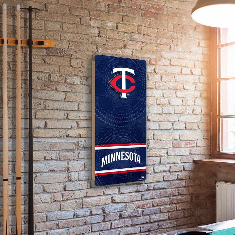 Load image into Gallery viewer, Fan Creations MLB Wall Art thats also Corn Hole - Minnesota Twins
