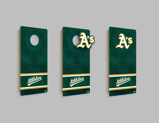 Fan Creations MLB Wall Art thats also Corn Hole - Oakland Athletics