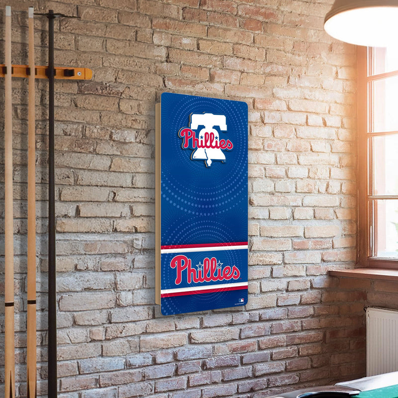 Load image into Gallery viewer, Fan Creations MLB Wall Art thats also Corn Hole - Philadelphia Phillies
