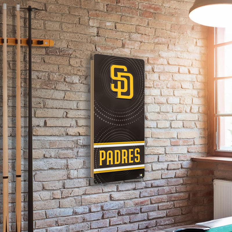 Load image into Gallery viewer, Fan Creations MLB Wall Art thats also Corn Hole - San Diego Padres
