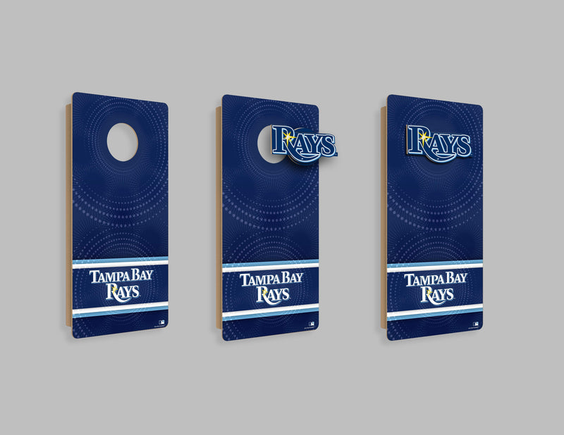 Load image into Gallery viewer, Fan Creations MLB Wall Art thats also Corn Hole - Tampa Bay Rays

