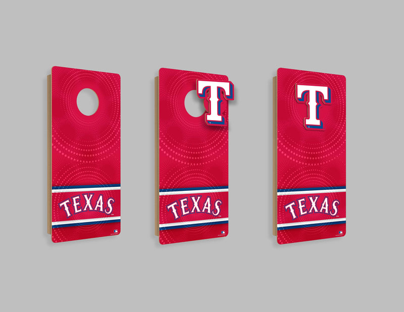 Load image into Gallery viewer, Fan Creations MLB Wall Art thats also Corn Hole - Texas Rangers
