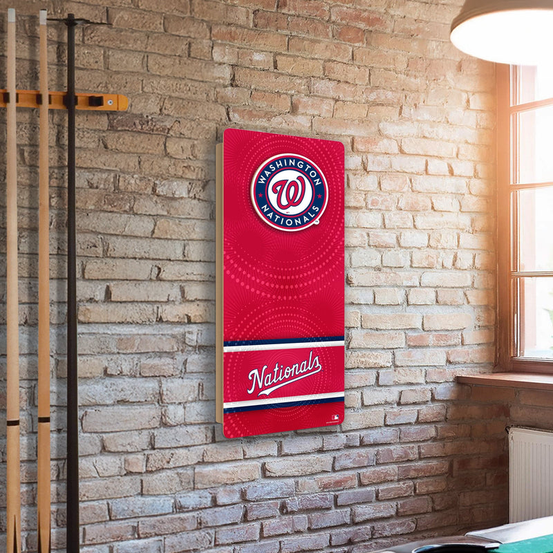 Load image into Gallery viewer, Fan Creations MLB Wall Art thats also Corn Hole - Washington Nationals

