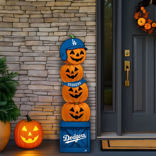 Fan Creations 46 inch MLB Los Angeles Dodgers Stacked Pumpkin Bandana - Scarf