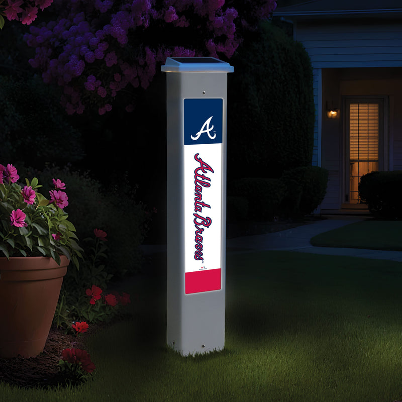 Load image into Gallery viewer, Fan Creations MLB Team Glow Post - Atlanta Braves
