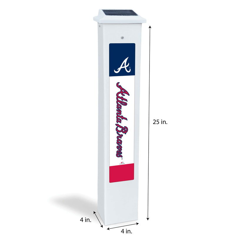 Load image into Gallery viewer, Fan Creations MLB Team Glow Post - Atlanta Braves
