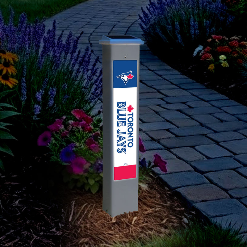 Load image into Gallery viewer, Fan Creations Glow Post MLB Team Glow Post - Toronto Blue Jays
