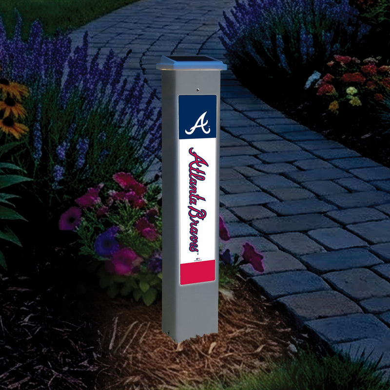 Load image into Gallery viewer, Fan Creations Glow Post MLB Team Glow Post - Atlanta Braves
