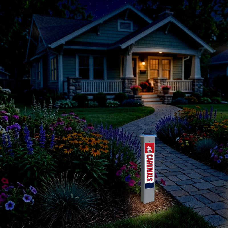 Load image into Gallery viewer, Fan Creations Glow Post MLB Team Glow Post - St. Louis Cardinals
