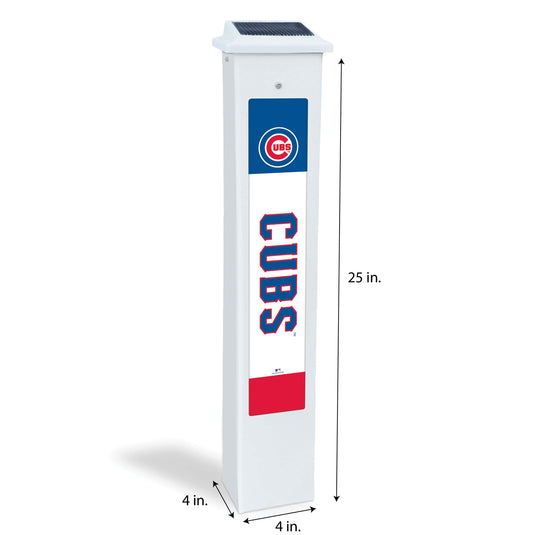 Fan Creations MLB Team Glow Post - Chicago Cubs