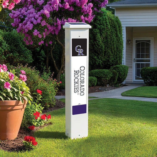 Fan Creations MLB Team Glow Post - Colorado Rockies