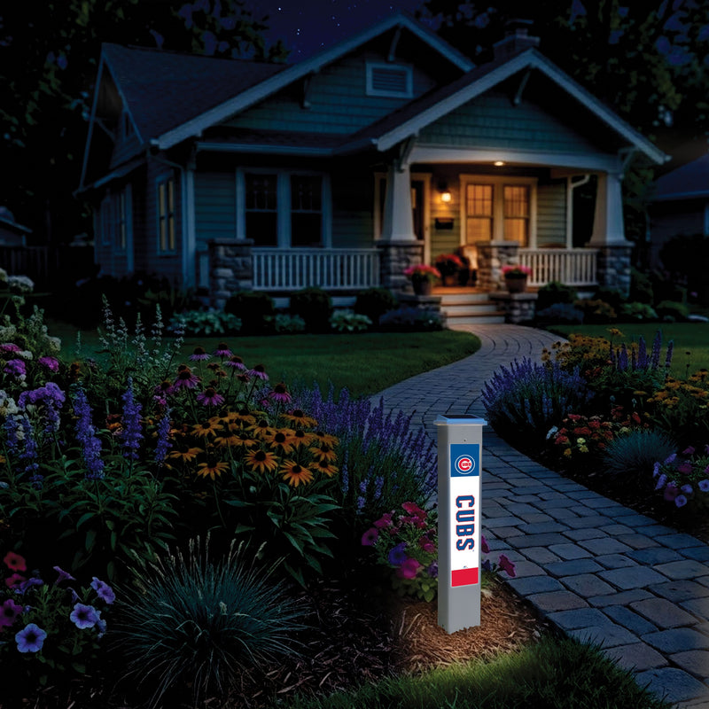 Load image into Gallery viewer, Fan Creations Glow Post MLB Team Glow Post - Chicago Cubs

