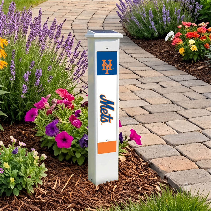 Load image into Gallery viewer, Fan Creations Glow Post MLB Team Glow Post - New York Mets
