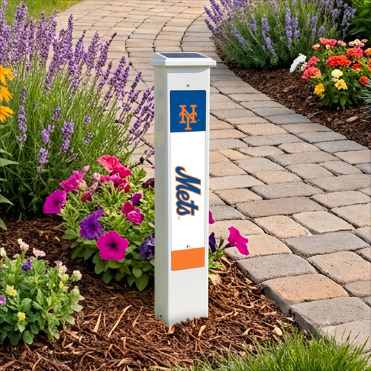 Fan Creations Glow Post MLB Team Glow Post - New York Mets