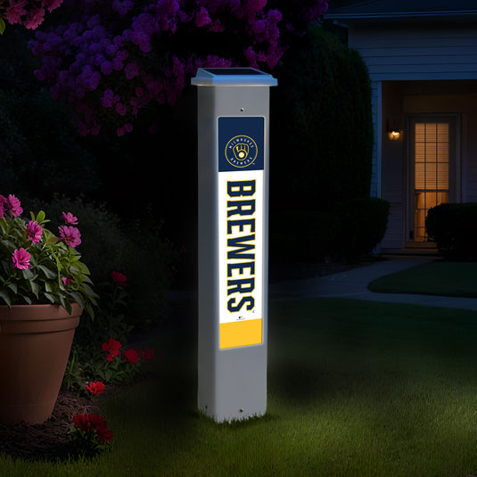 Fan Creations MLB Team Glow Post - Milwaukee Brewers