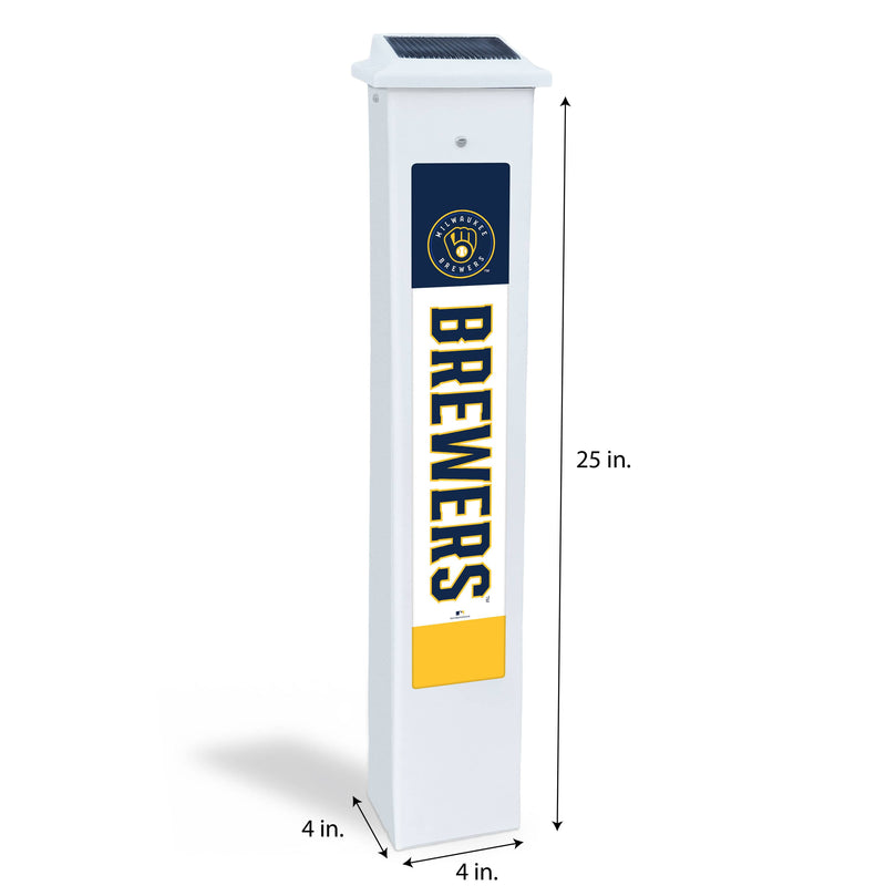 Load image into Gallery viewer, Fan Creations MLB Team Glow Post - Milwaukee Brewers
